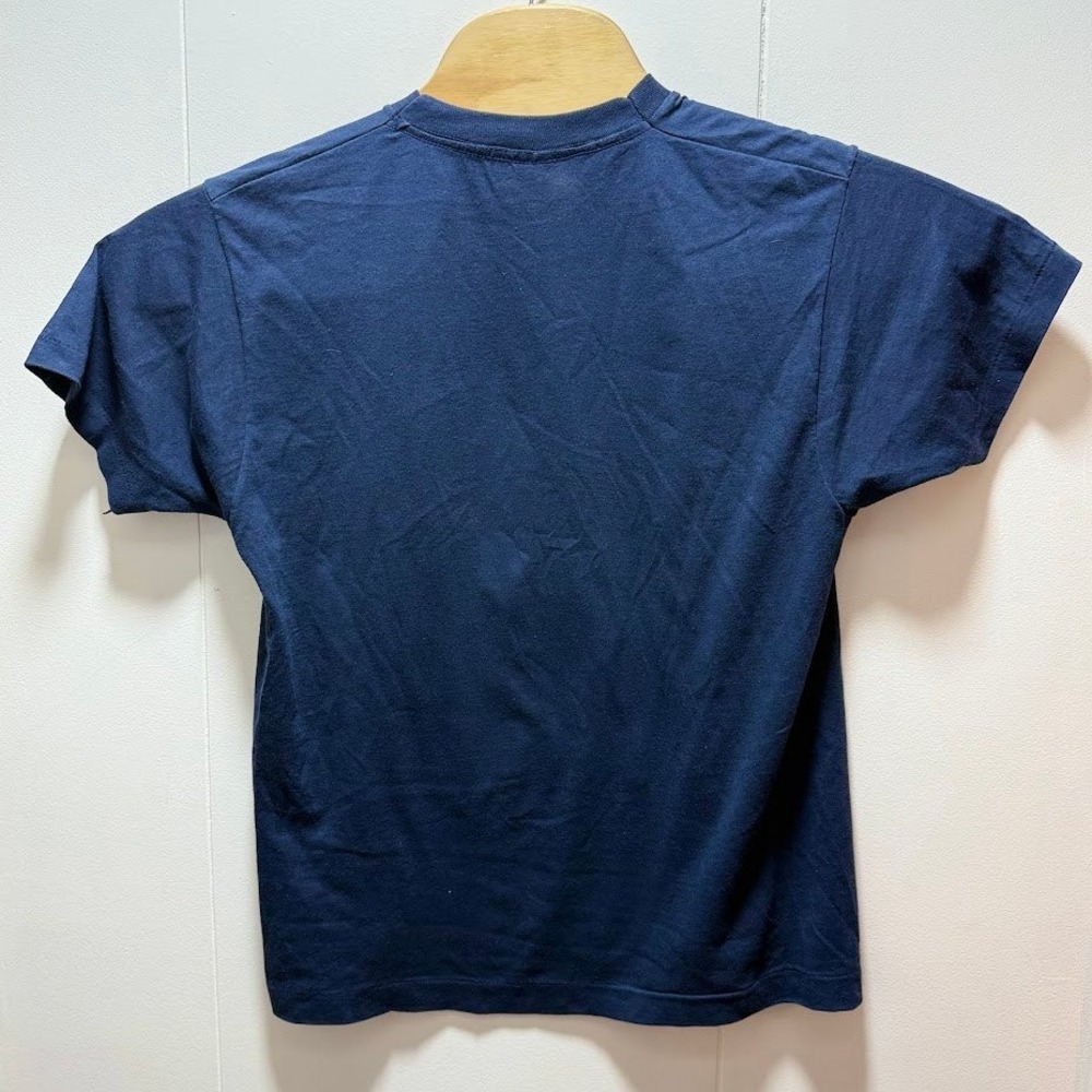 Vintage 80s Screen Stars Florida Puff Print Blue T-Shirt Large Single Stitch USA - Picture 5 of 5